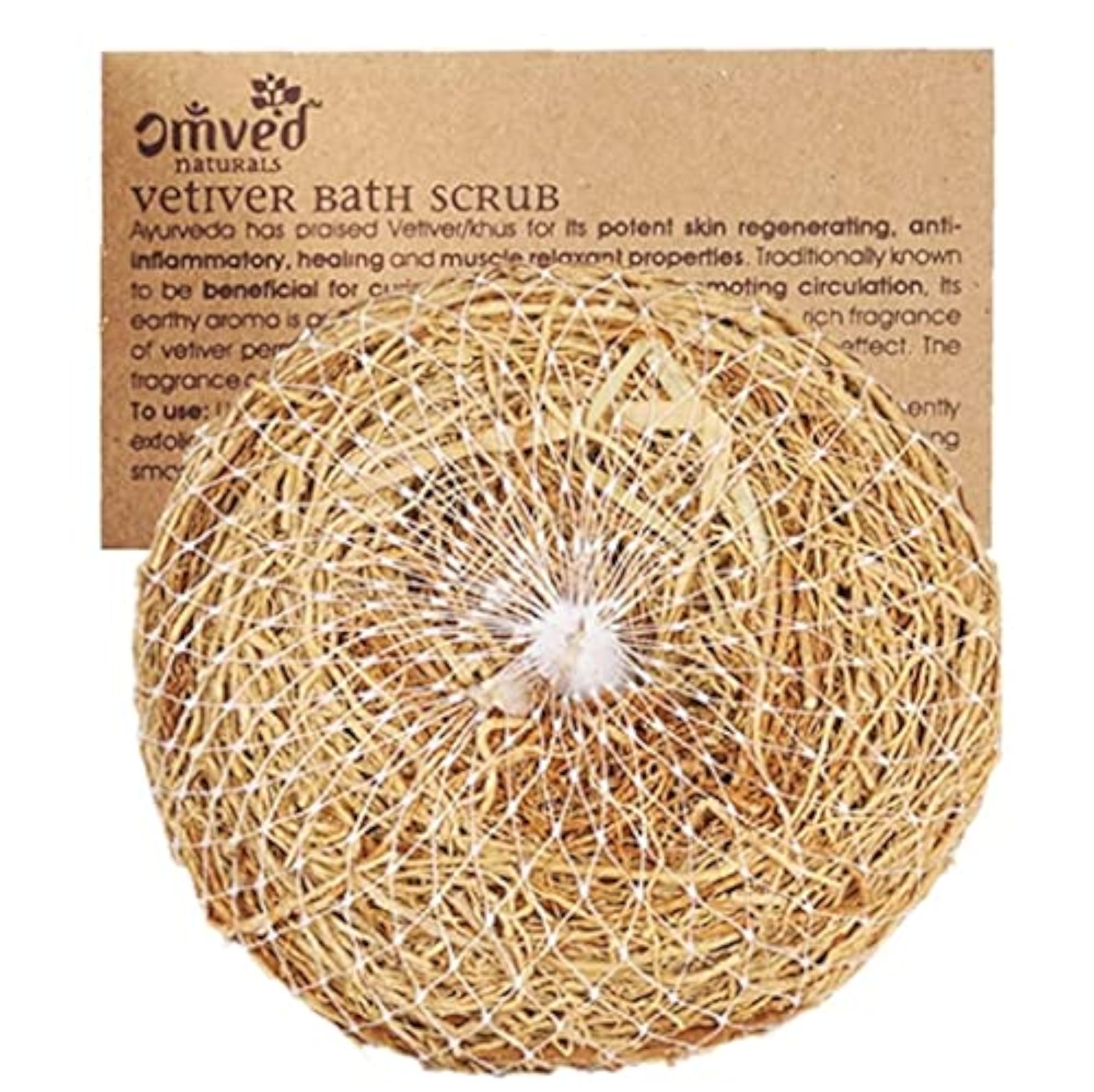 VETIVER Premium Natural Bath Scrub, Exfoliating Body Scrub
